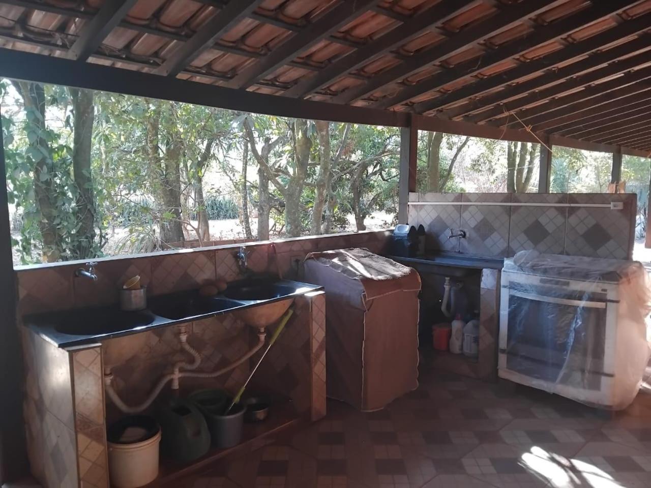 Вилла Sitio Bemtevi - Jockey Camping - Уберландия Экстерьер фото